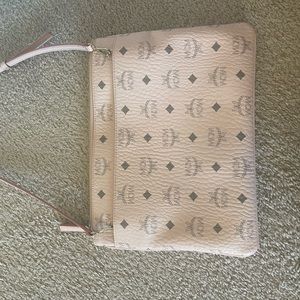Light pink MCM crossbody